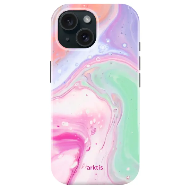 arktis Neo Marble iPhone 14 Hülle MagSafe
