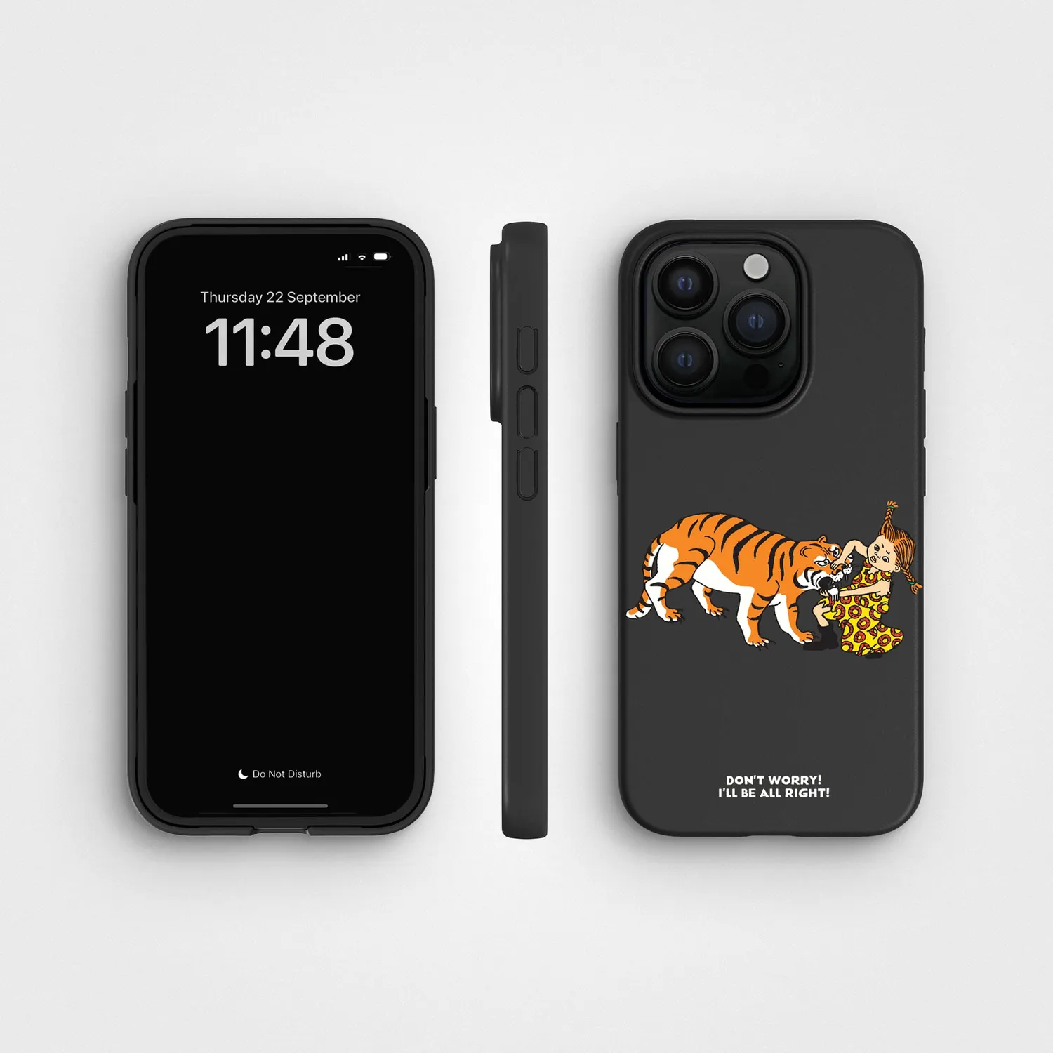 agood company PLNTPRTCT iPhone 15 Pro Handyhülle Pippi I'll be all right