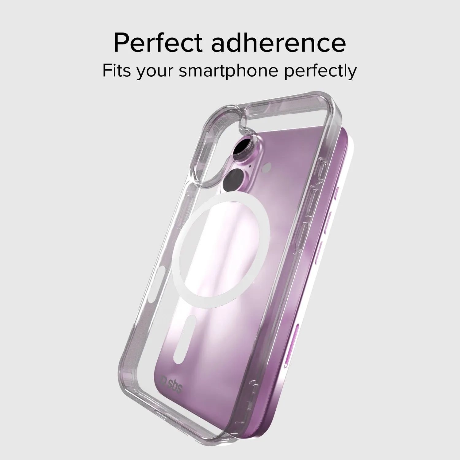 SBS MagSafe Hülle iPhone 16 transparent