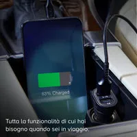 SBS Autoladegerät USB-C Set 10W 2-Port mit Kabel
