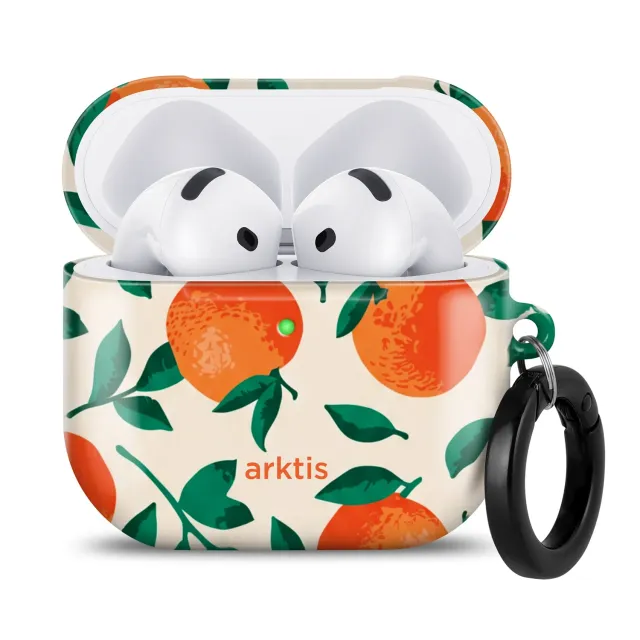 arktis AirPods 4 Hülle Orange Tree Polycarbonat