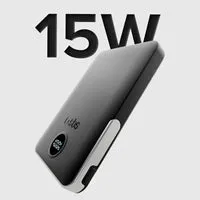 SBS Powerbank 5000mAh wireless MagSafe Ständer LCD