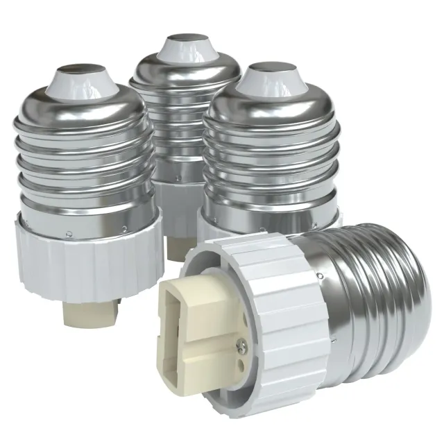 EAZY CASE E27 auf G9 Lampensockel Adapter Weiß 4er
