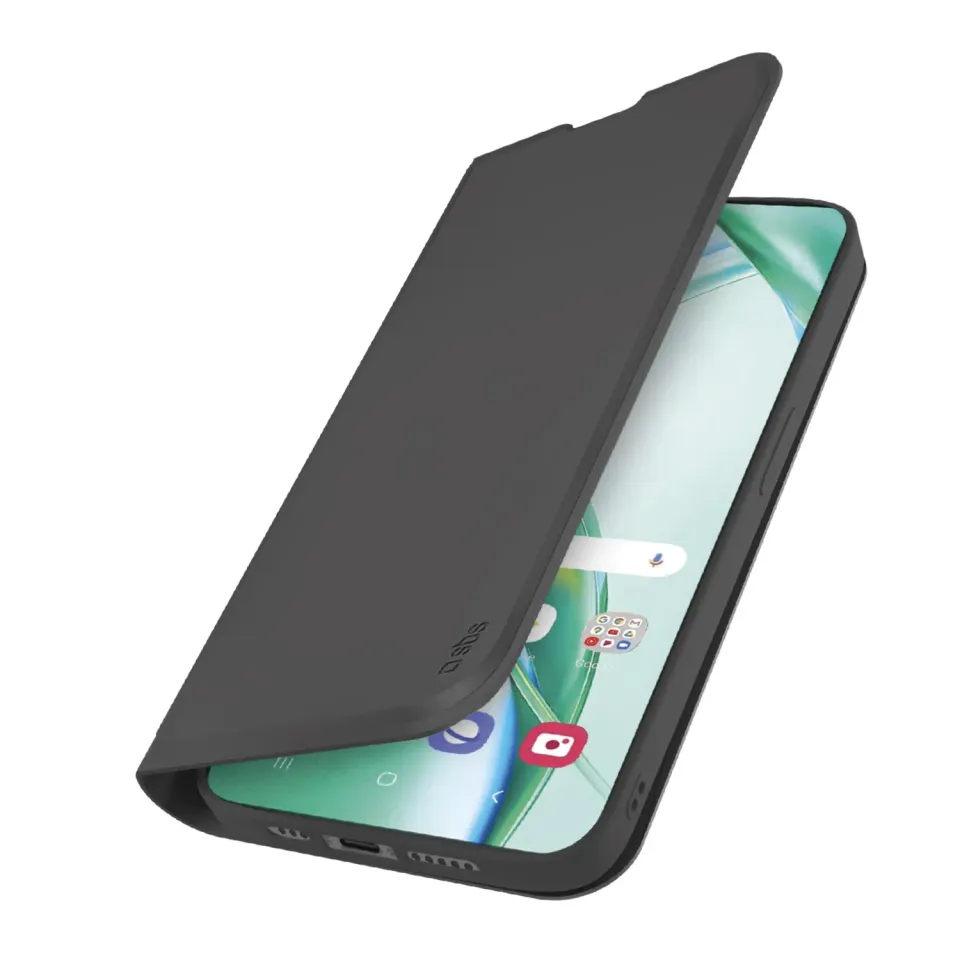 SBS Wallet Smooth Hülle Honor 200 Smart schwarz