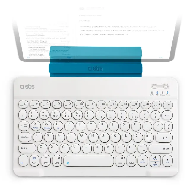 SBS Wireless Tastatur QWERTY portugiesisch Stand 10m