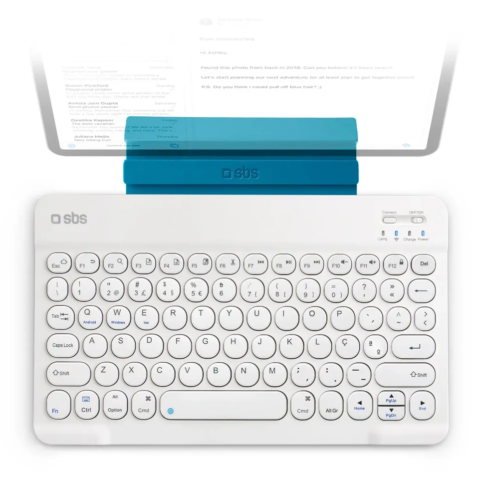SBS Wireless Tastatur QWERTY portugiesisch Stand 10m