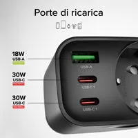 SBS Schuko Wandladegerät 30W USB-Ladegerät PD