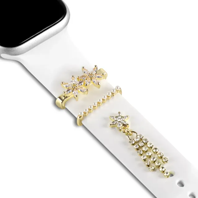 arktisband Edelweiß Apple Watch Charm Silberschmuck