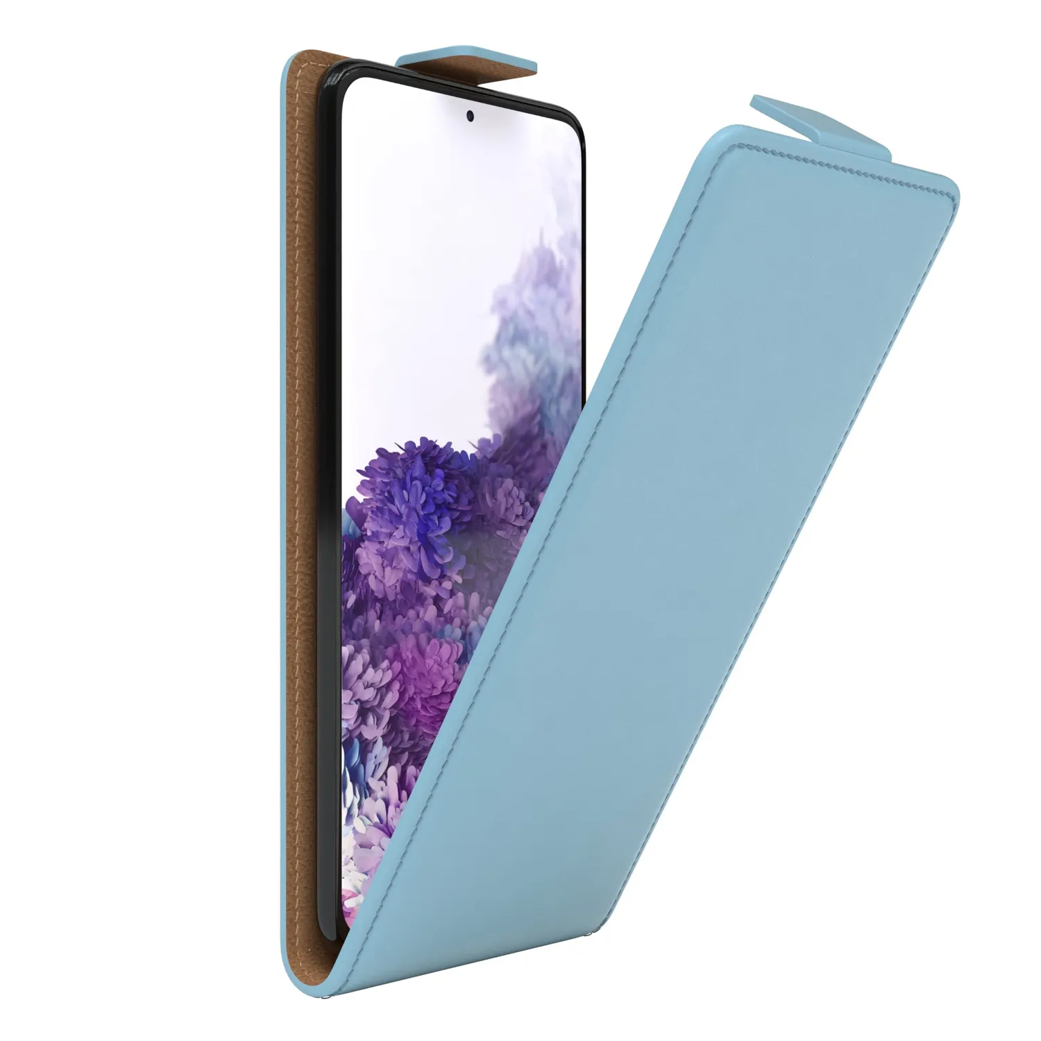EAZY CASE Galaxy S20 Plus Klapphülle Book Anthrazit Etui
