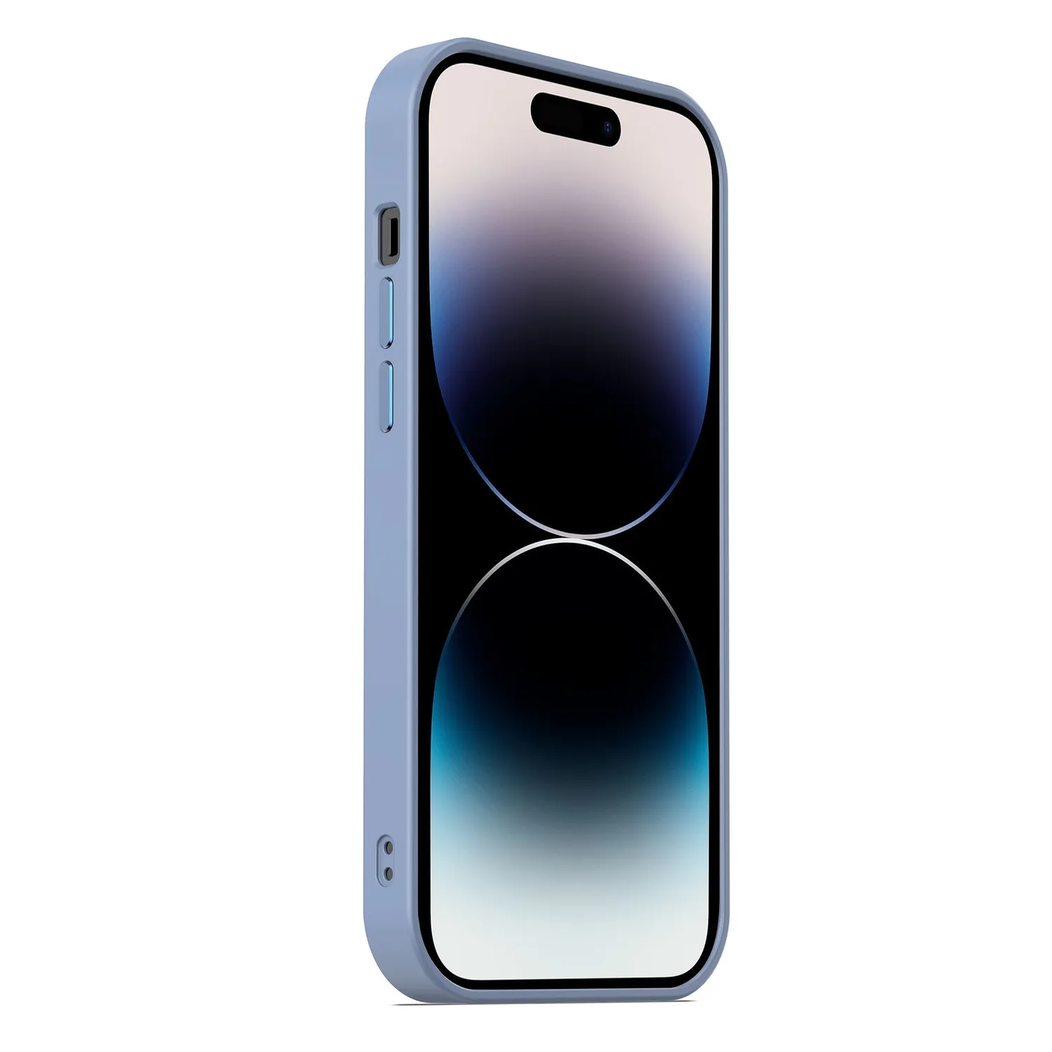 arktis Matt iPhone 15 Pro Max Hülle Sturmblau MagSafe