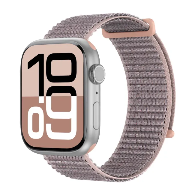 arktisband Fun Apple Watch Sportarmband Nylon sandrosa