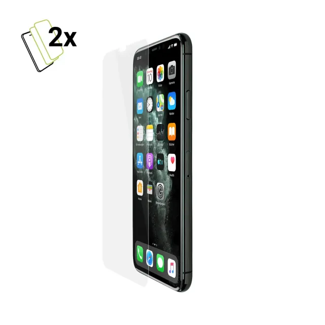 Artwizz SecondDisplay iPhone XS Max Panzerglas 2er Pack klar