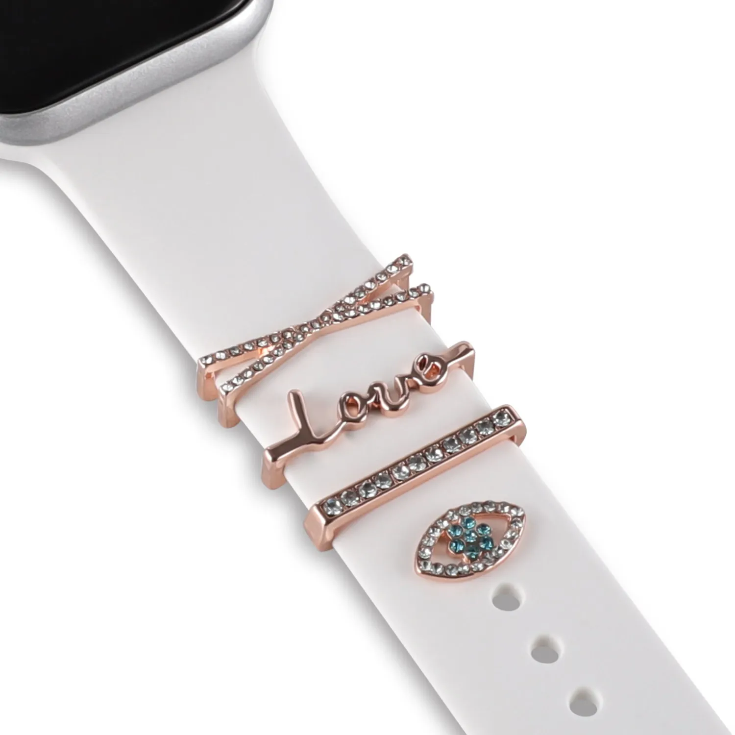 arktisband Diamond Love Charm Roségold für Watch-Armband