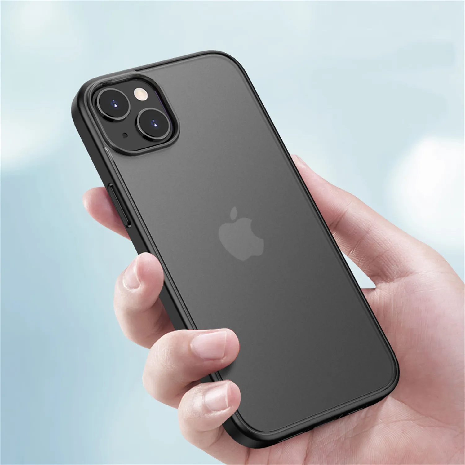 arktis Sector Slim iPhone 14 Plus Hülle Full Black matt