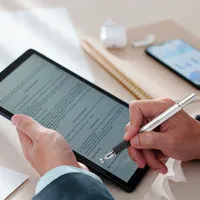 SBS Eingabestift Touchpen Aluminium mit Kuli präzise