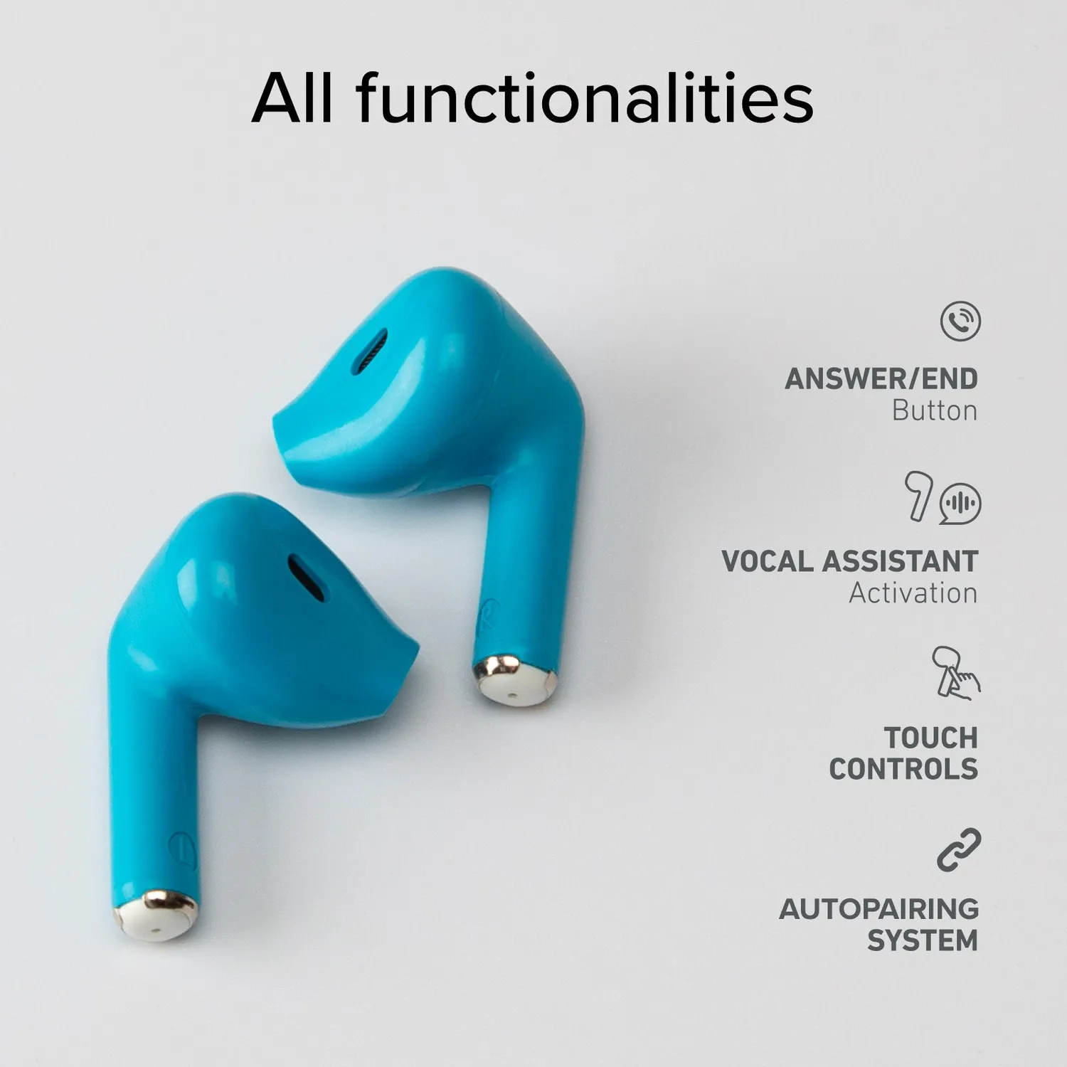 SBS Go Pods TWS Kopfhörer Schwarz Semi In-Ear mit Ladecase
