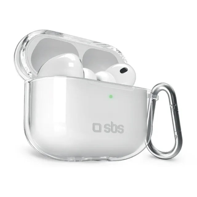 SBS AirPods Pro 3 Hülle TPU mit Karabiner