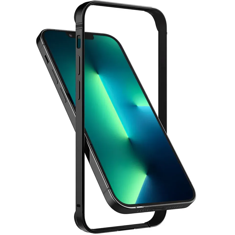 arktis AirZERO iPhone 13 Bumper Black Aluminium