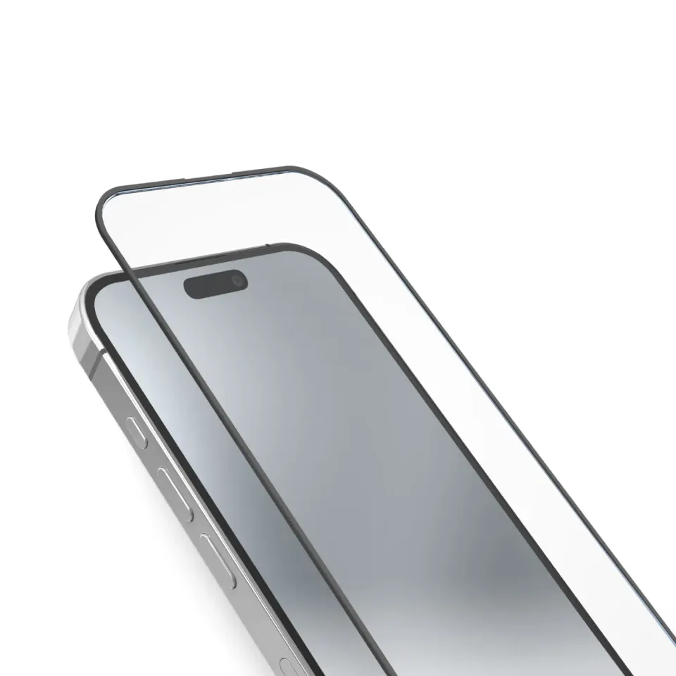 SBS Full Cover iPhone 15 Pro Panzerglas transparent