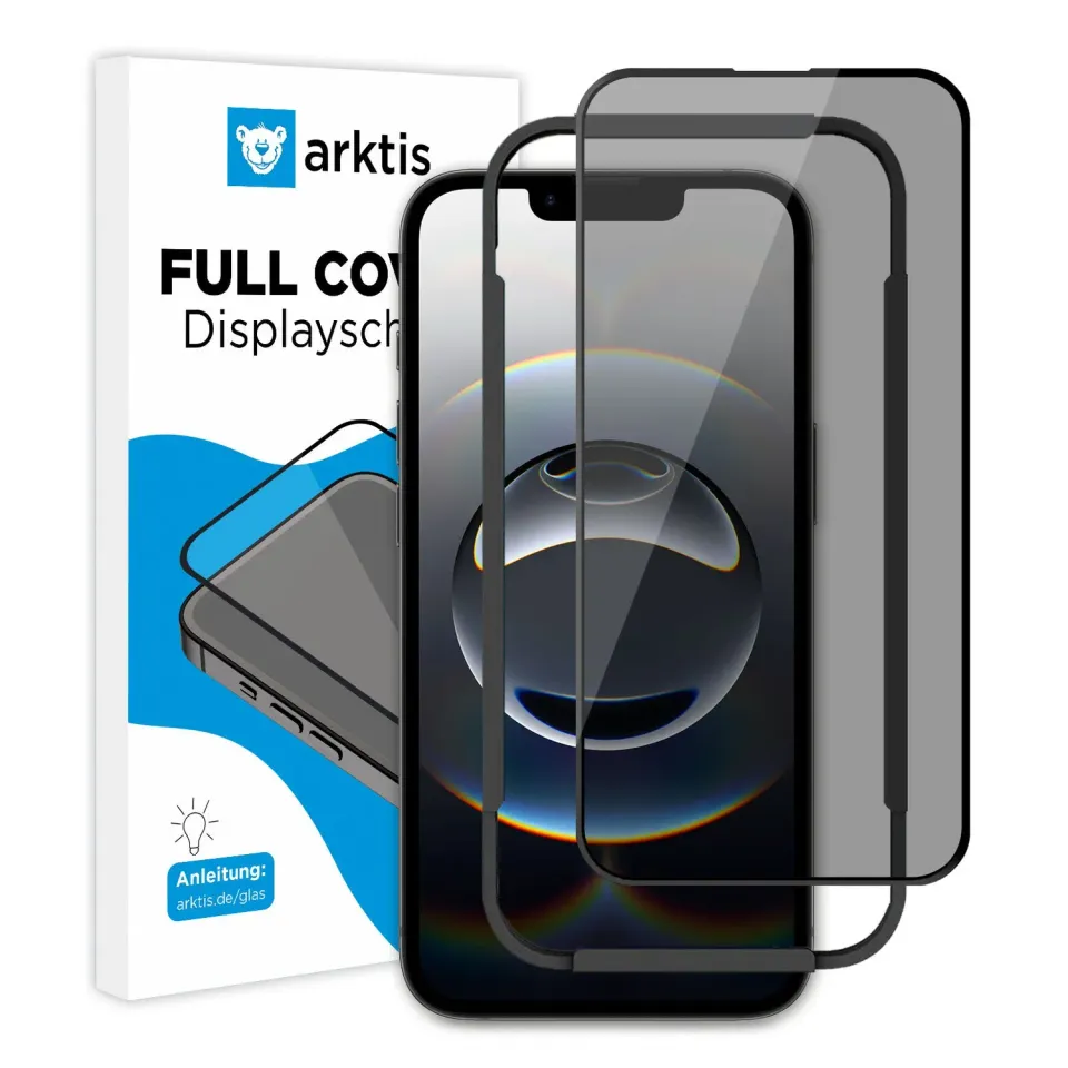arktis iPhone 17e Privacy Panzerglas 1 Stück blickdicht