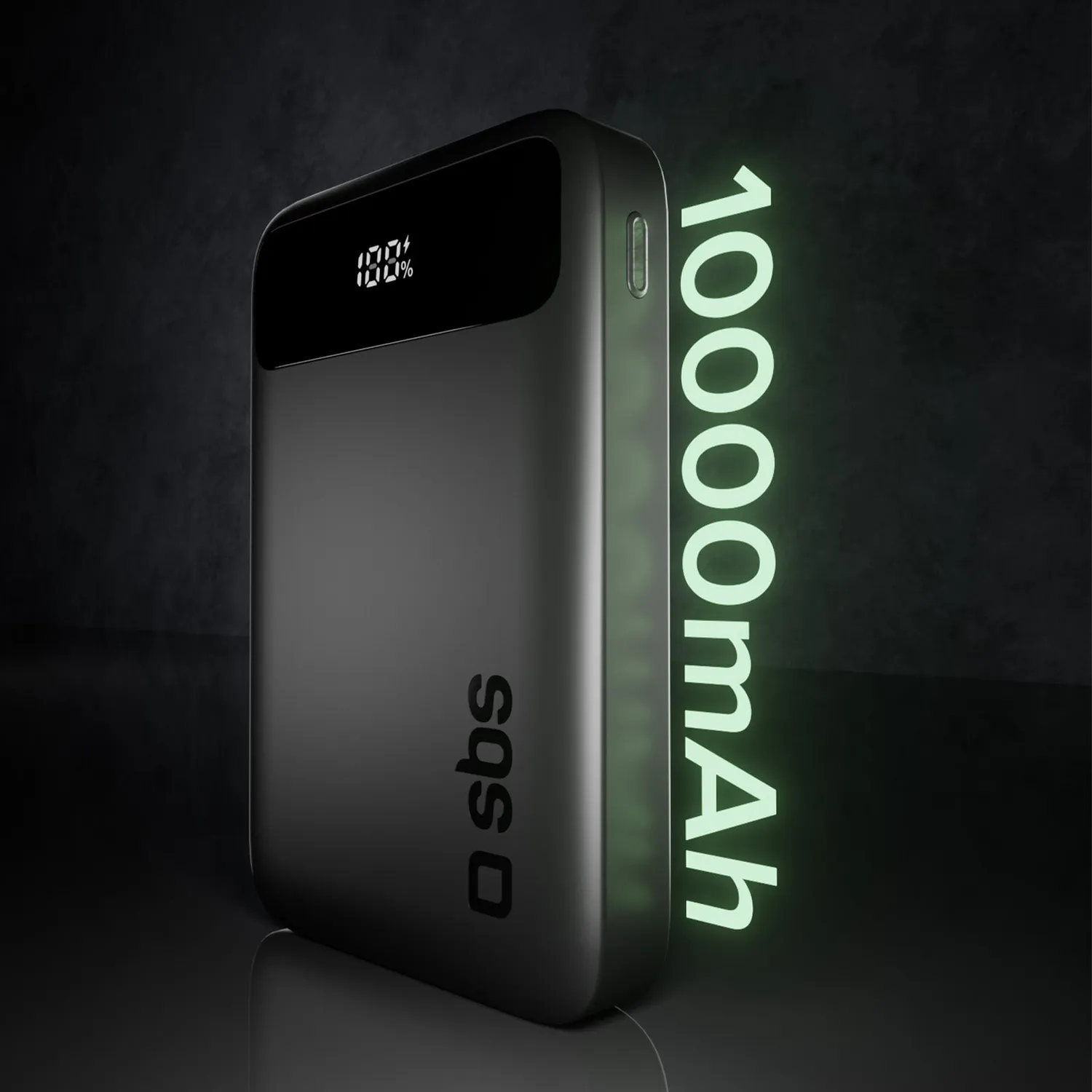 SBS Go Power 10000 mAh Powerbank 20W LCD Display