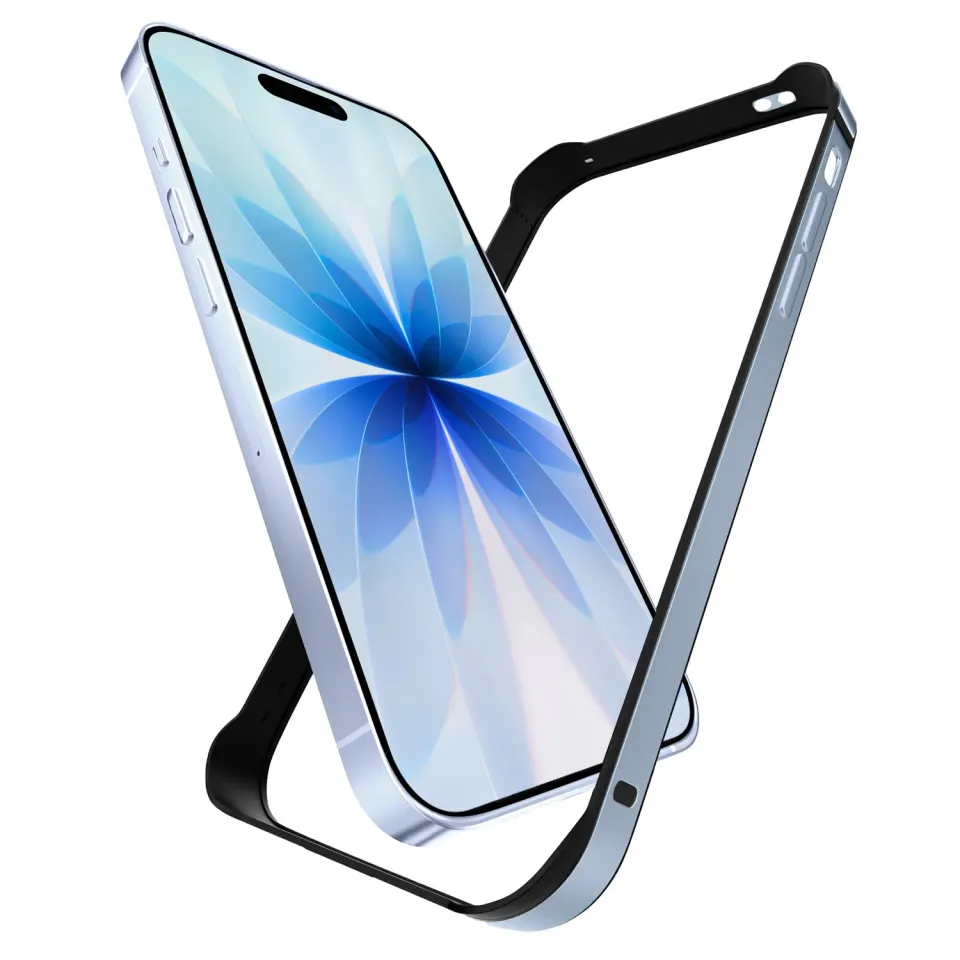 arktis Bumper iPhone 17 Rahmen Blau Alu