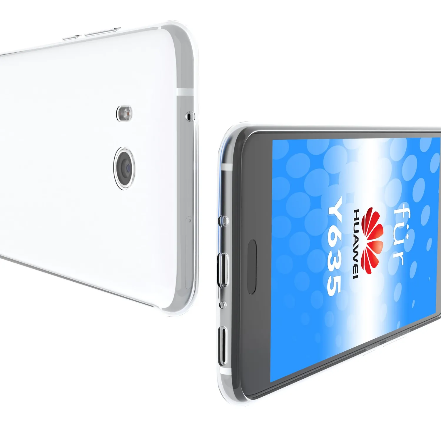 EAZY CASE Huawei Y635 Handyhülle transparent ultradünn