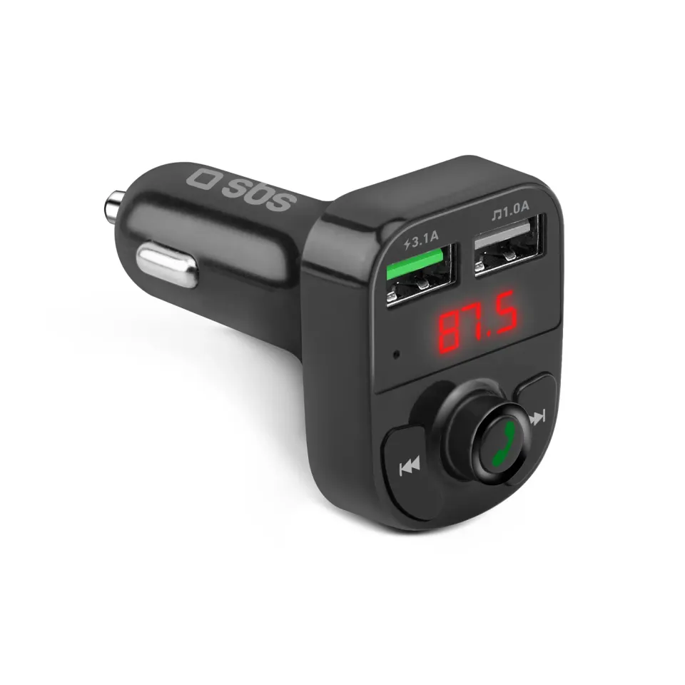 SBS 15W Auto-Ladegerät FM-Transmitter Bluetooth USB