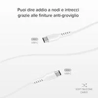 SBS USB-C Ladekabel Datenkabel 2m 2x USB-C