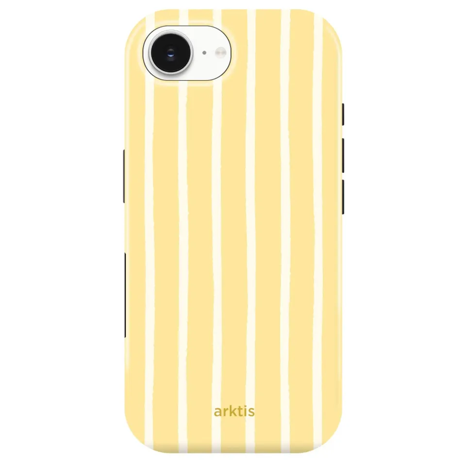 arktis Sunny Stripes iPhone 16e Hülle MagSafe Print