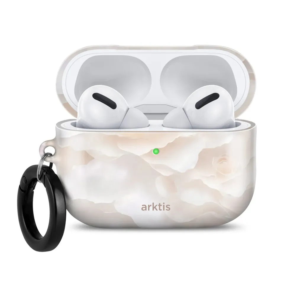 arktis Marble Flower AirPods Pro 3 Hülle Qi