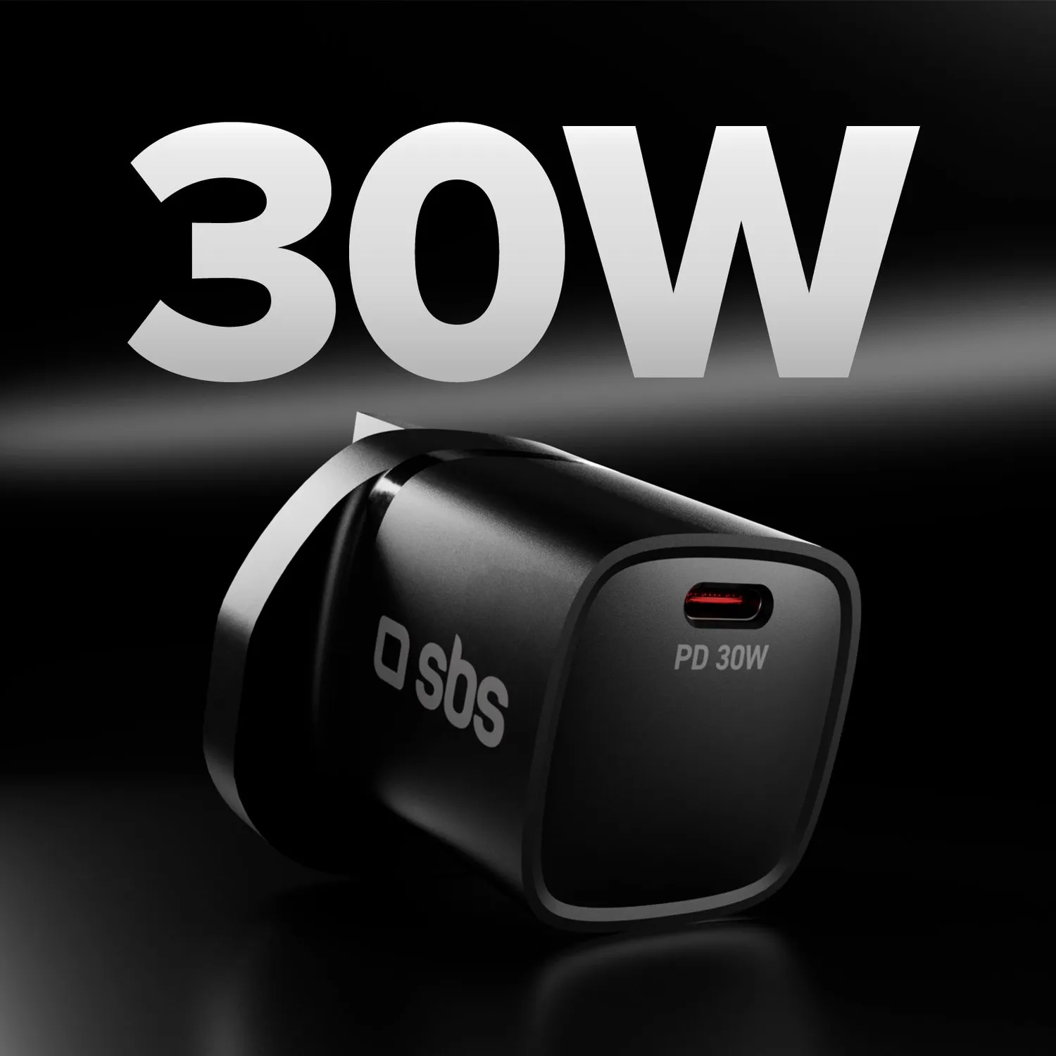 SBS USB-C Ladegerät 30W PD UK-Stecker Netzteil