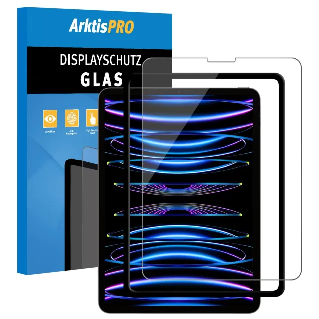 arktis Panzerglas iPad Pro 11 Zoll Displayschutz 2020-2022