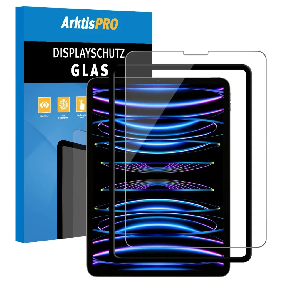 arktis Panzerglas iPad Pro 11 Zoll Displayschutz 2020-2022