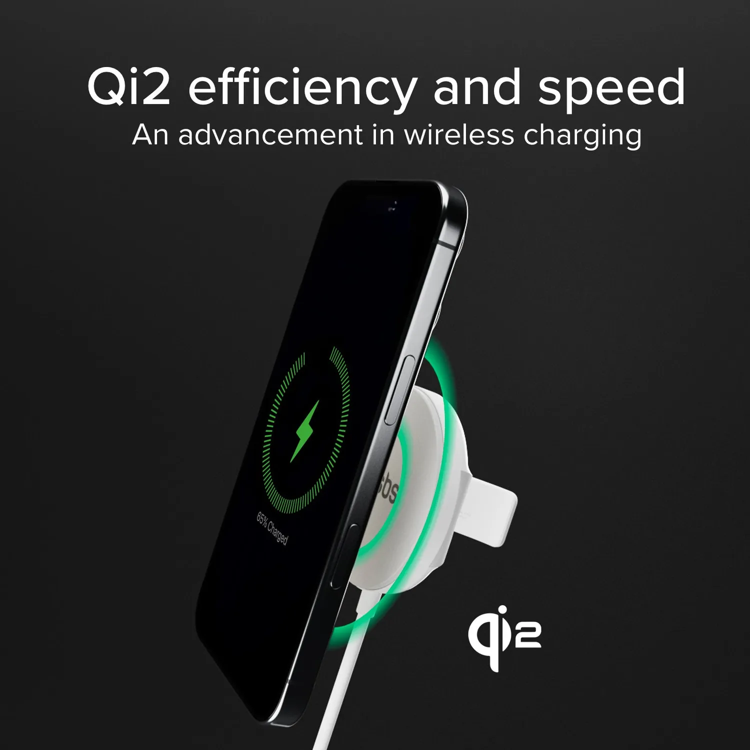 SBS Qi2 Wireless Charger 15W Ladestation MagSafe Stand