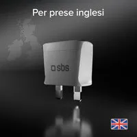 SBS Reiseadapter UK universal 2500W Typ G