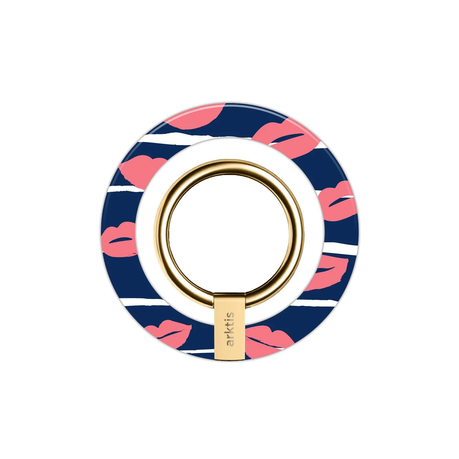 arktis MagSafe Ringhalter Kisses Gold N52-Magnet