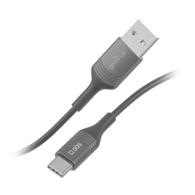 SBS USB-A USB-C Ladekabel 1,2m Recycling-Kit recycelt