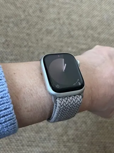 arktis Casual Apple Watch Armband Polarstern geflochten