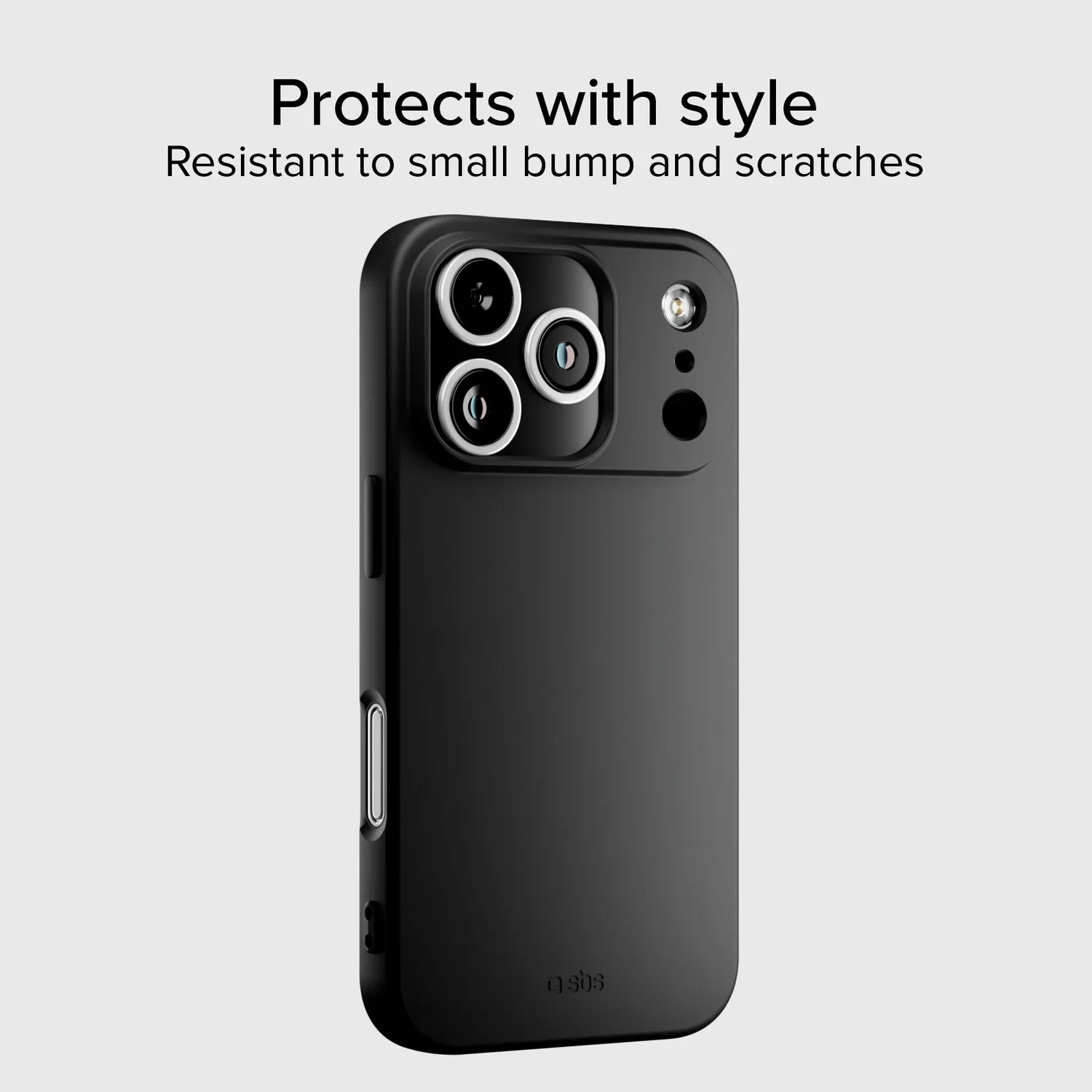 SBS Instinct Hülle iPhone 17 Pro / 18 Pro Schwarz TPU