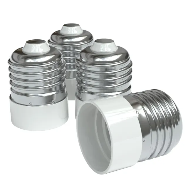 EAZY CASE E27 auf E14 Lampensockel Adapter Weiß 4er Set