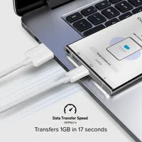 SBS USB-A auf USB-C Kabel 1,5 m Textil