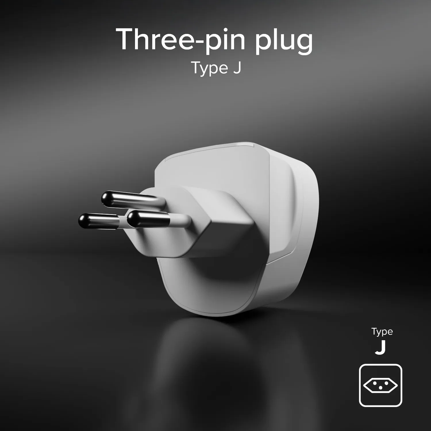 SBS Reiseadapter Typ J Schweiz Universal 2500W kompakt
