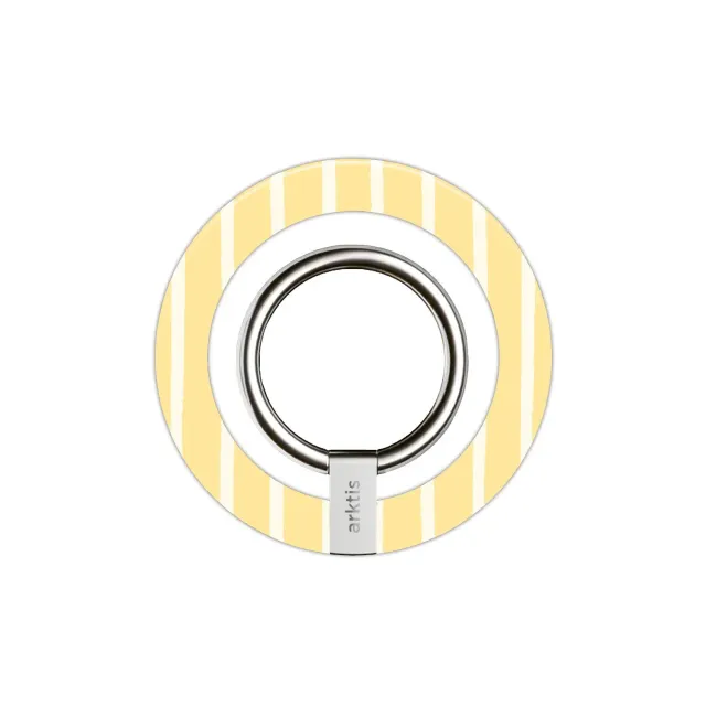 arktis MagSafe Ringhalter Sunny Stripes N52 Silber