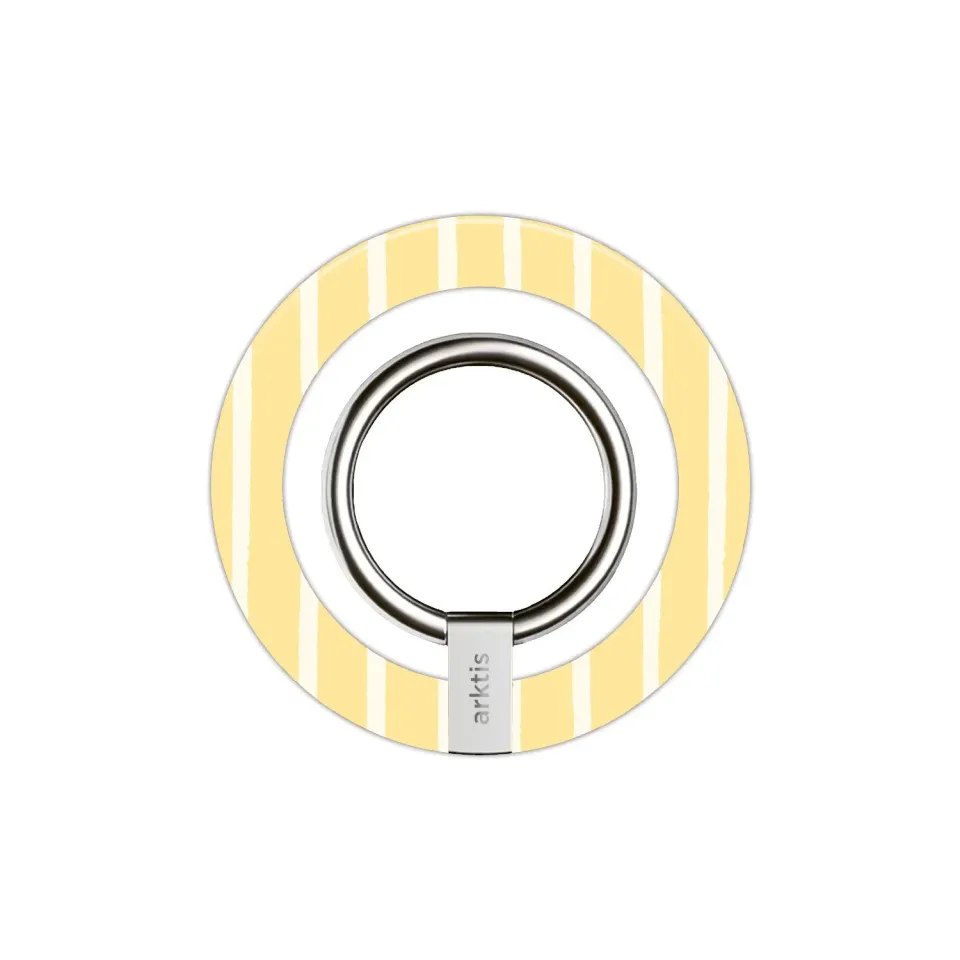 arktis MagSafe Ringhalter Sunny Stripes N52 Silber