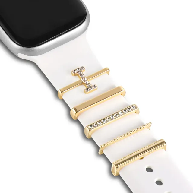 arktisband Apple Watch Charm Buchstabe I Gold Edelstahl