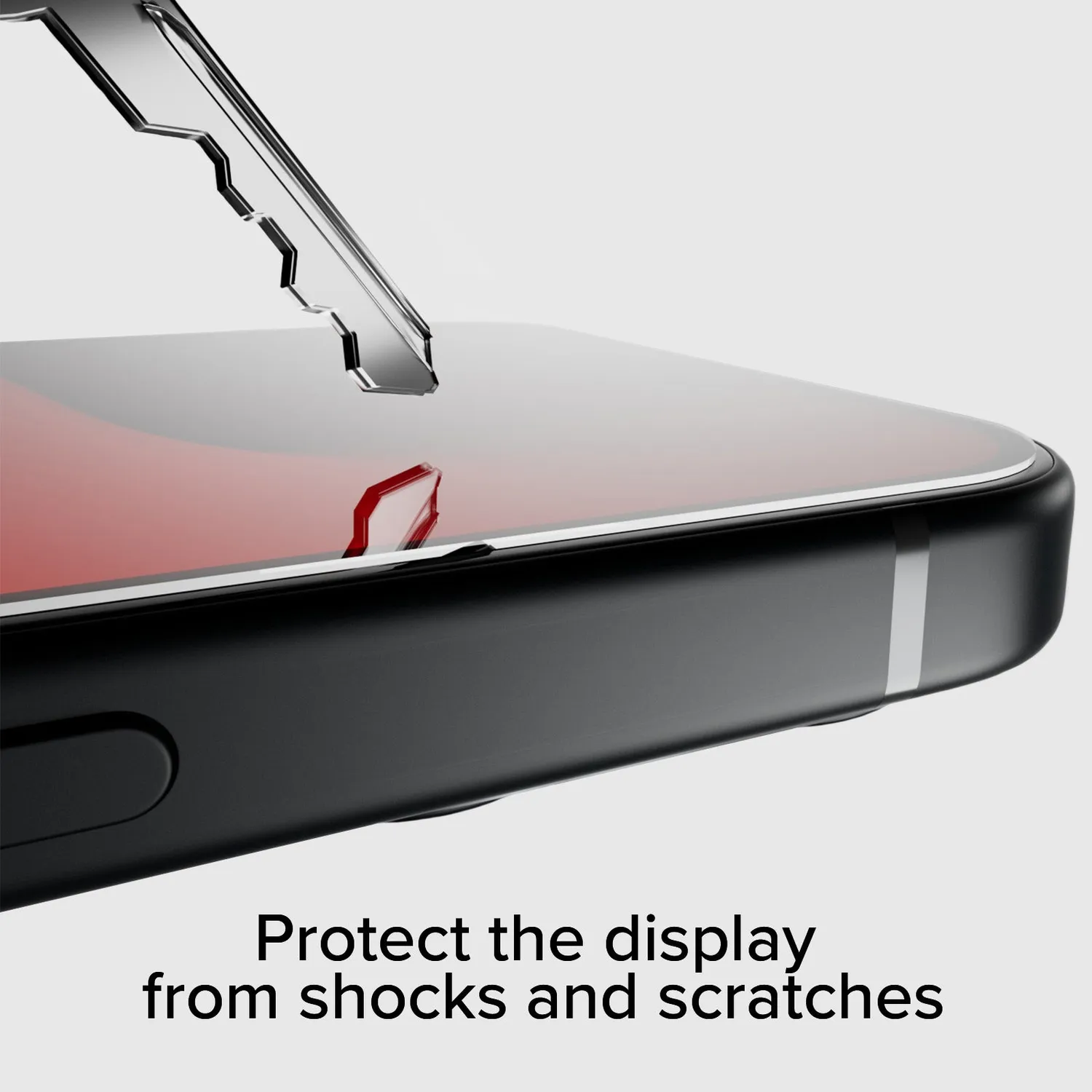 SBS Panzerglas iPhone 16/15 Displayschutz transparent