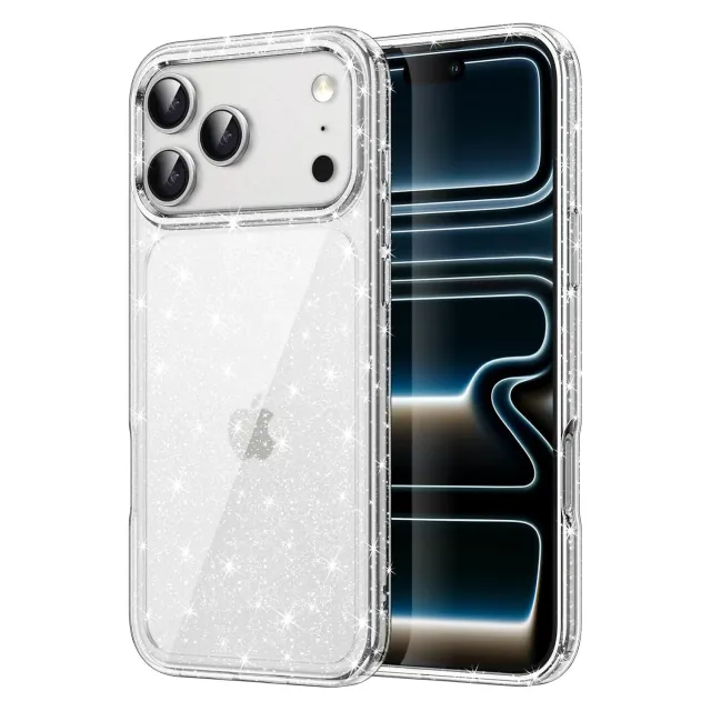 arktis iPhone 17 Pro Glitter Case Glitzer transparent