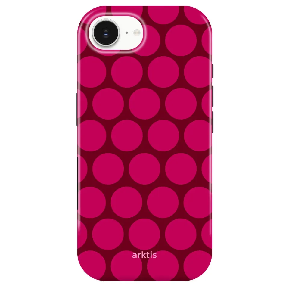 arktis iPhone 16e Hülle Polka Dots MagSafe