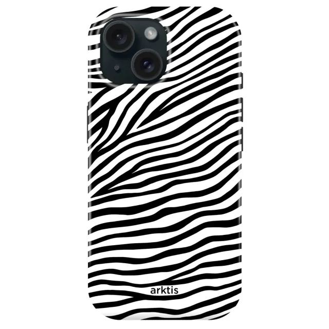 arktis Zebra iPhone 14 Hülle mit MagSafe